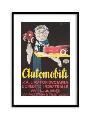 Automobili Milano | Vintage Retro Poster | Colour Factory Editions