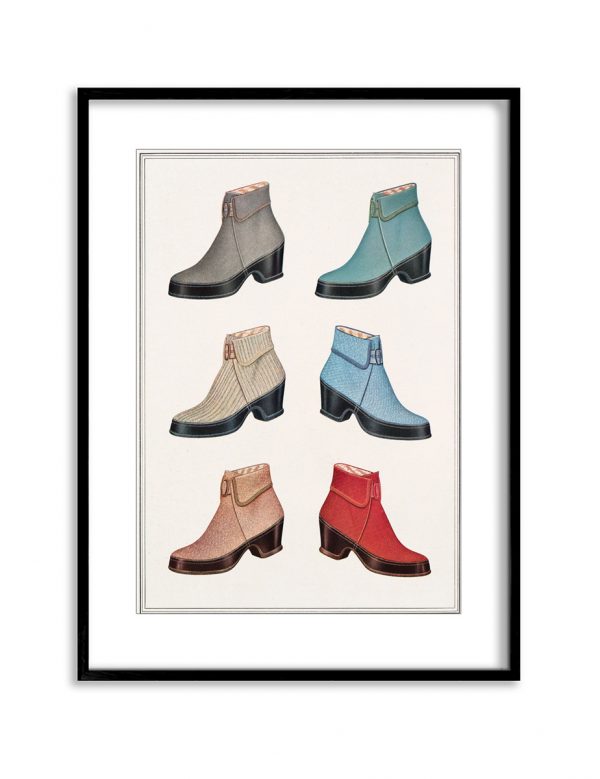 Boots | Vintage Retro Poster | Colour Factory Editions