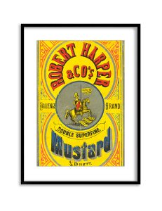 Harper Mustard | Vintage Retro Poster | Colour Factory Editions