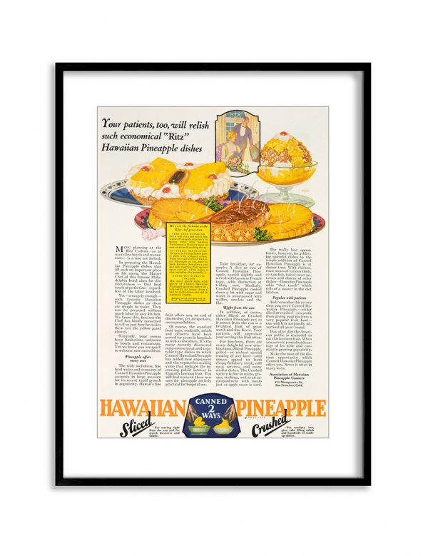 Hawaiian Pineapple | Vintage Retro Poster | Colour Factory Editions