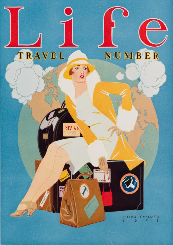 Life Travel | Vintage Retro Poster | Colour Factory Editions