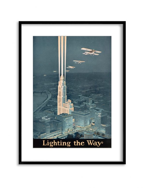 Lighting the Way | Vintage Retro Poster | Colour Factory Editions