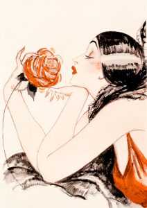 Rose | Vintage Retro Poster | Colour Factory Editions