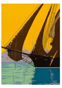Set Sail | Vintage Retro Poster | Colour Factory Editions