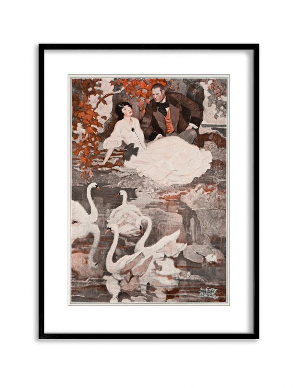 Swan Lake | Vintage Retro Poster | Colour Factory Editions