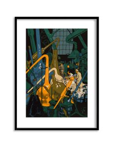 The Laboratory | Vintage Retro Poster | Colour Factory Editions