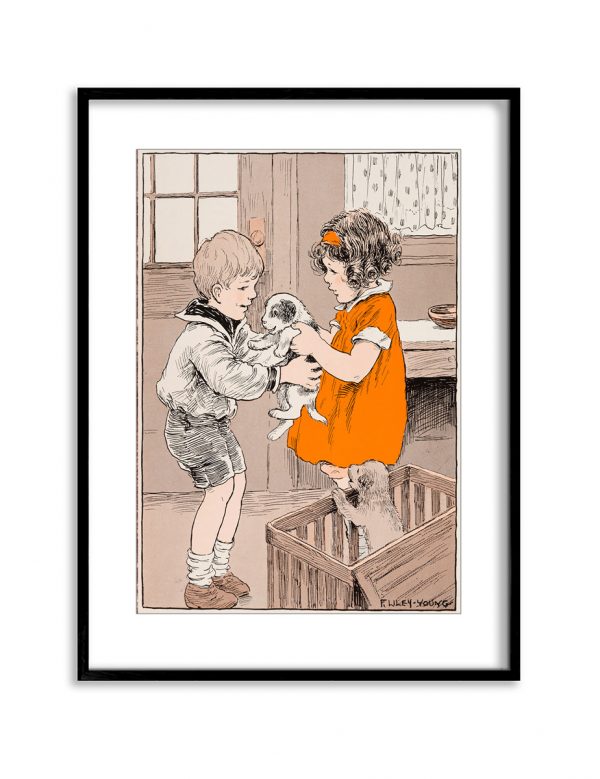 The Puppy | Vintage Retro Poster | Colour Factory Editions