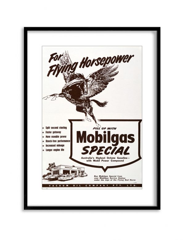 Mobilgas | Vintage Retro Poster | Colour Factory Editions