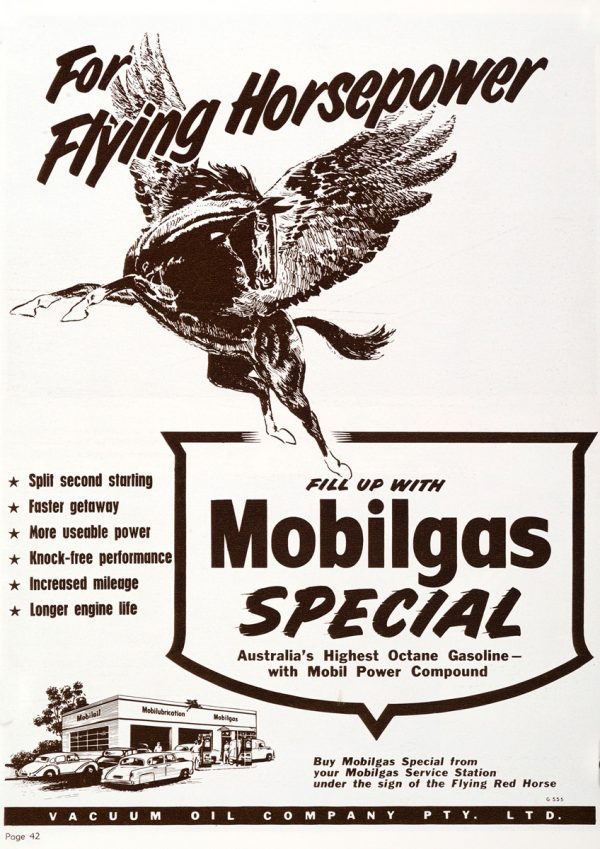Mobilgas | Vintage Retro Poster | Colour Factory Editions